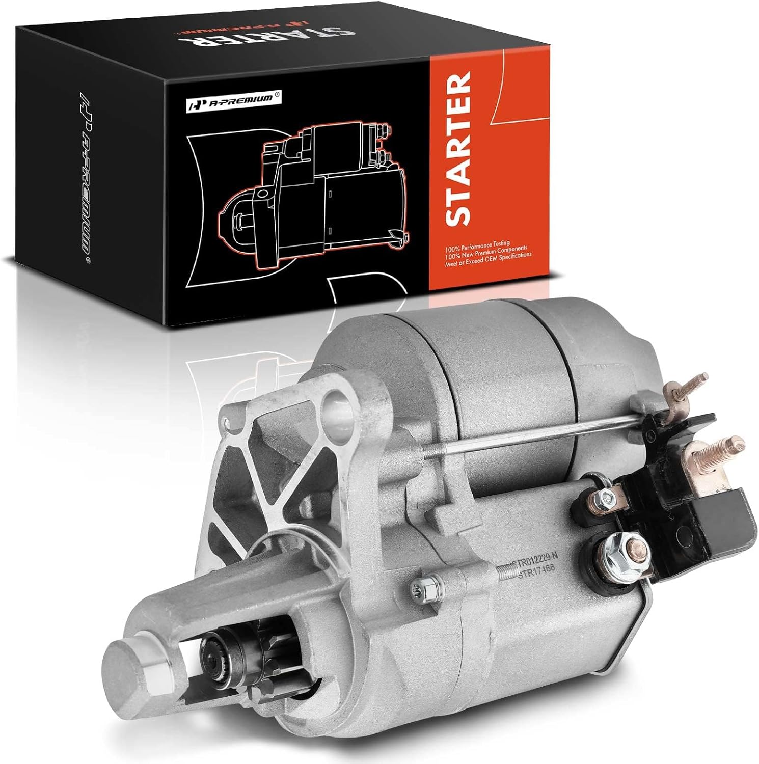 A-Premium Starter Motor Compatible with Dodge Ram 1500 2500 3500 1994-1995, Dakota 1991-1995, B Vans Trucks 1991-1995, Charger, Challenger, Dart, RamCharger & Plymouth & Chrysler, 12V 1.4KW 10T CW