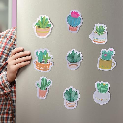 Miniatura 6 de 27 piezas de notas adhesivas de cactus, notas autoadhesivas de cactus, notas adhesivas para suculentas, juego de blocs de notas autoadhesivas para