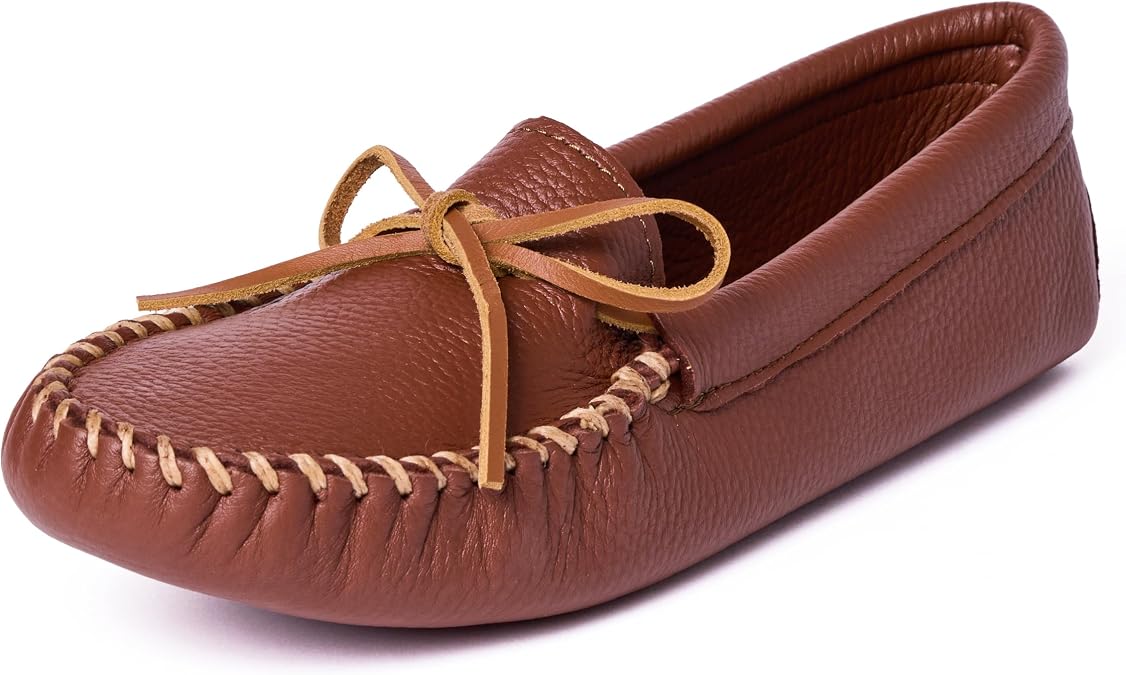 Minnetonka Men's Double Deerskin Softsole Moccasin