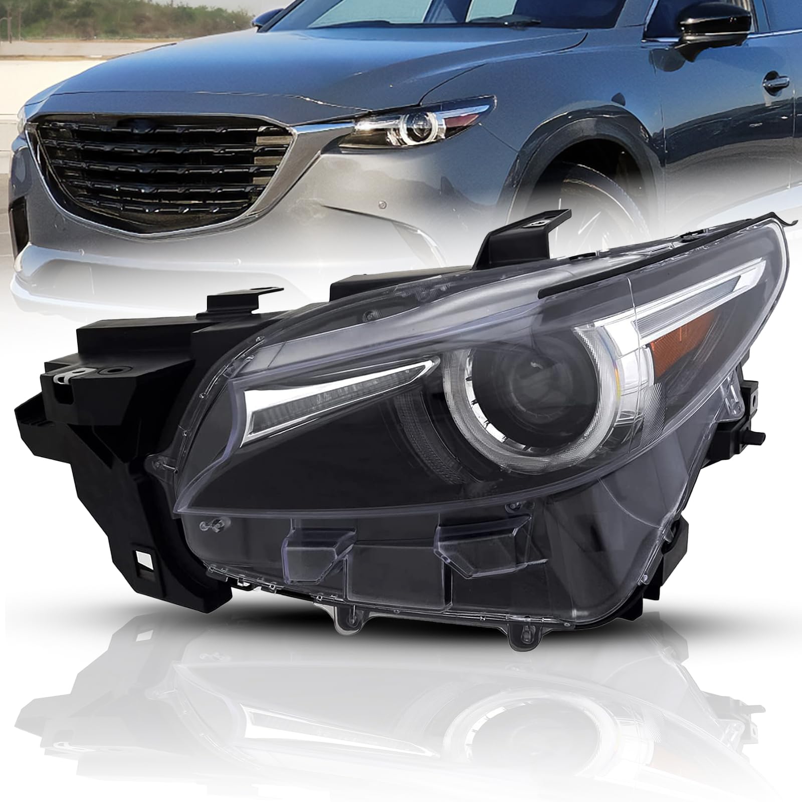 Amazon.com: ALLIGATOR AUTO LIGHTS Replacement For Mazda CX-9 2016