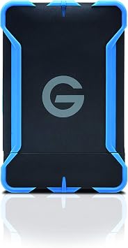 G-Technology 1TB G-DRIVE ev ATC Portable External Hard Drive with tethered USB 3.0 cable - All-Terrain Drive Solution - 0G03614-1