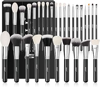 BEILI 30Pcs Professional Makeup Brush Set Original Natural-Synthetic Kabuki Foundation, Face Powder, Highlighter, Contour,...