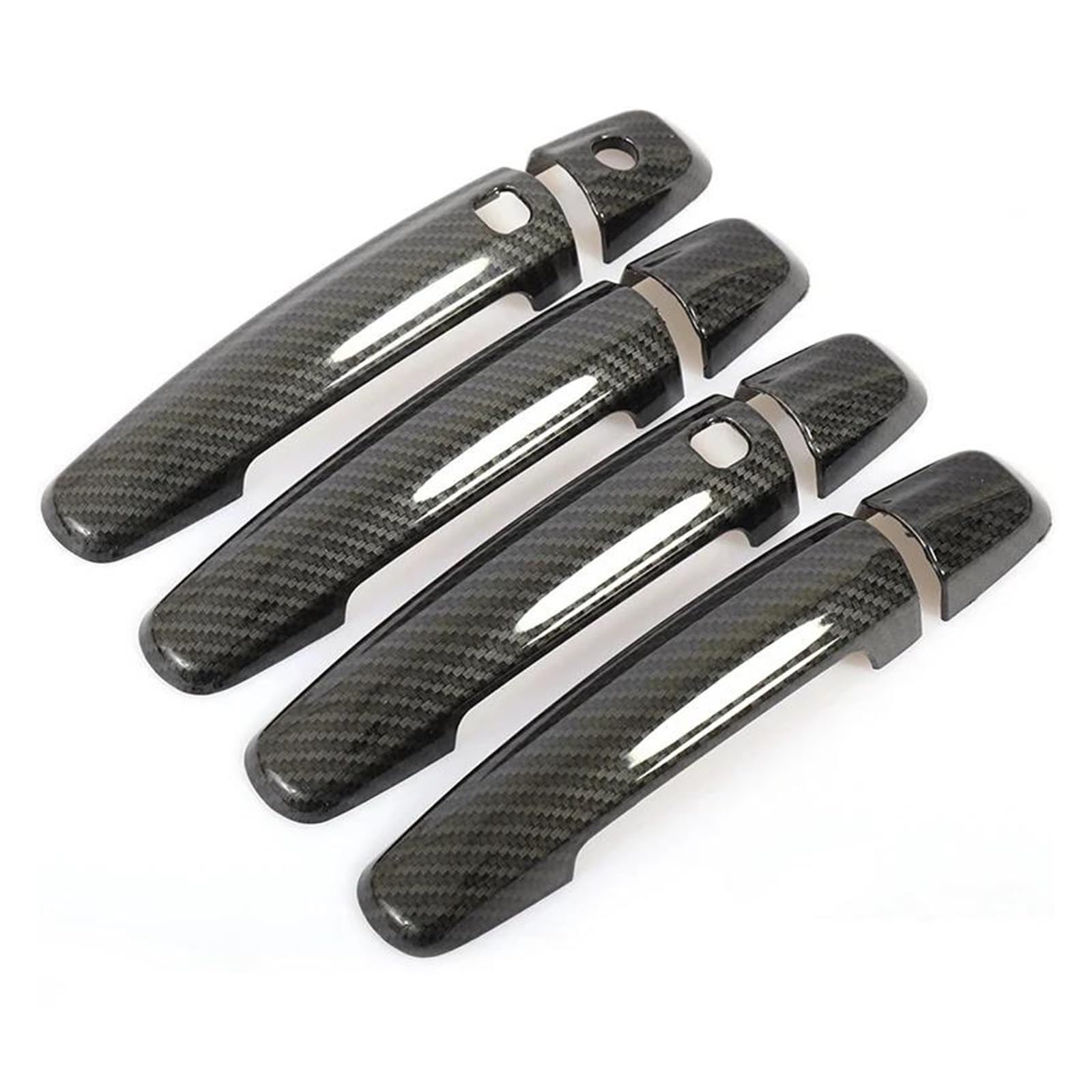 Autocollants de protection poignées de porte Suzuki Vitara et S-Cross SX4 look carbone