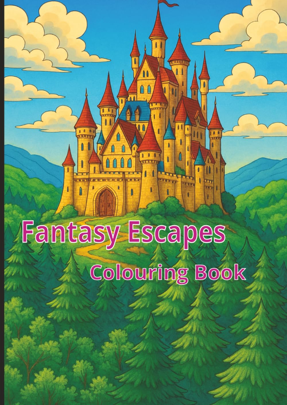 Fantasy Escapes Colouring Book