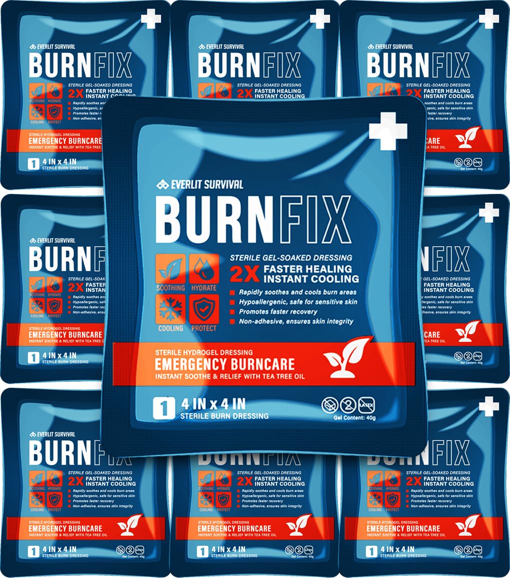 Everlit Survival BurnFix Sterile Burn Dressing 4