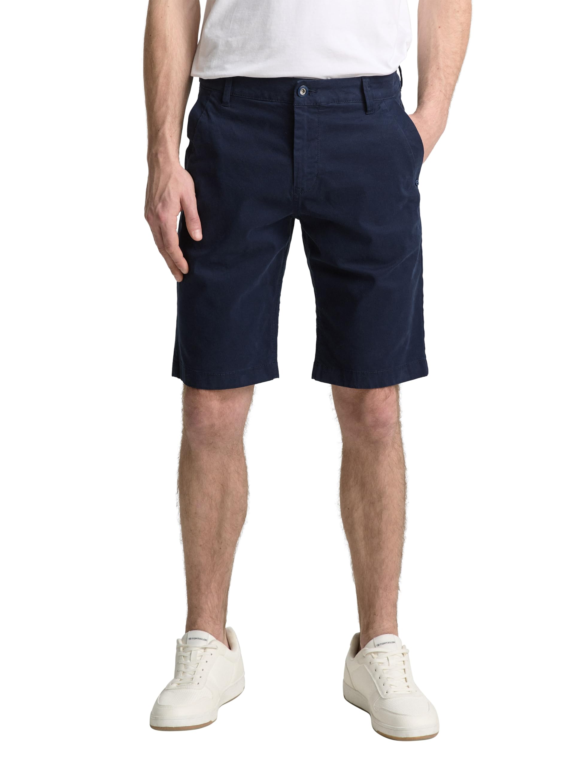 TOM TAILOR Schlafhose TOM TAILOR Herren Bermuda grün bedruckt (1-tlg