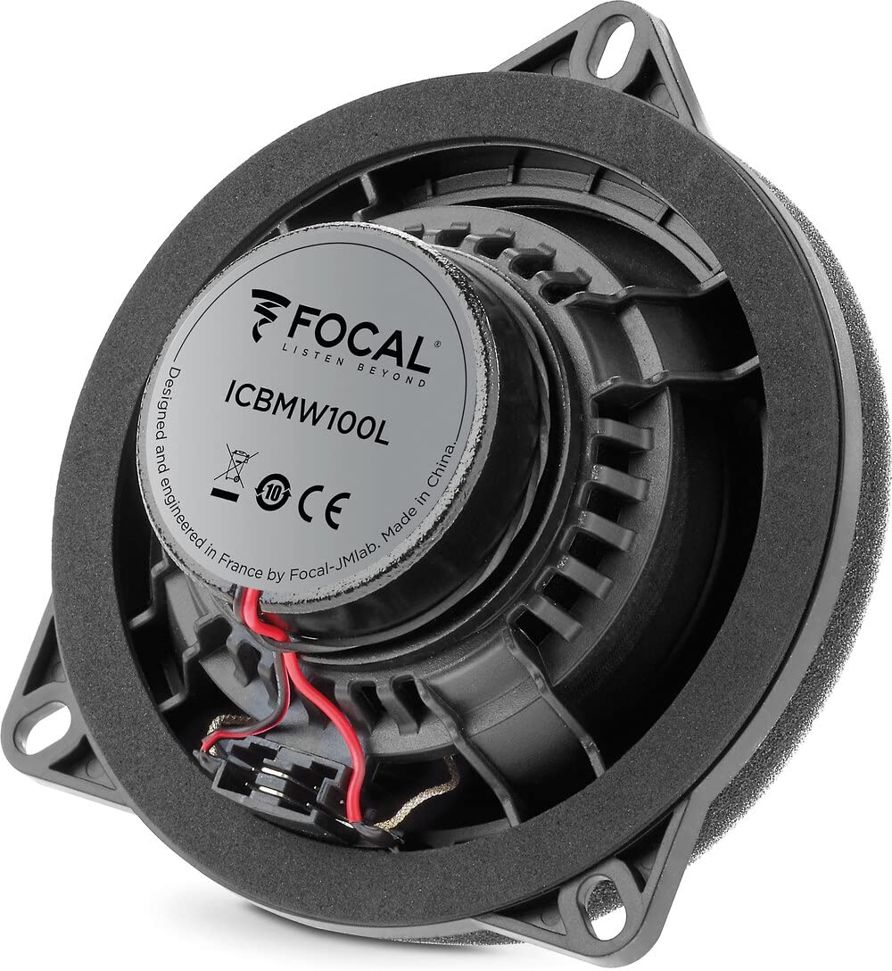 Focal ICBMW100L Inside 2-Wege Coax Lautsprecher kompatibel mit BMW 10cm Koax Speaker