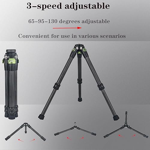 Miniatura 4 de Mini trípode de fibra de carbono, soporte de mesa de escritorio, mini trípode compacto para insta360 Insta 360 ONE X3 X X2 RS Osmo Go Pro Hero 11 10