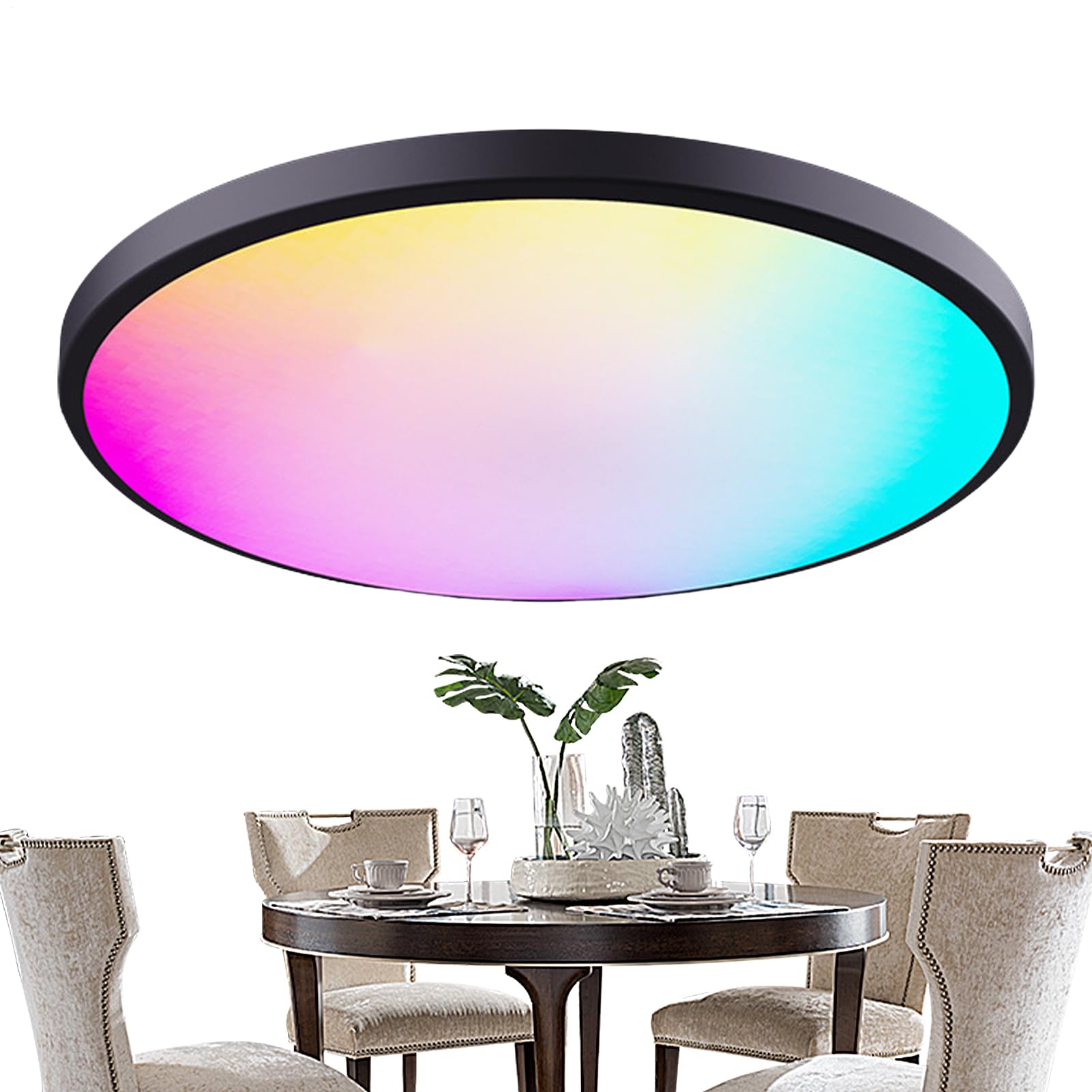 Luz de iluminación empuñada LED salón lámpara de techo tiendas 8