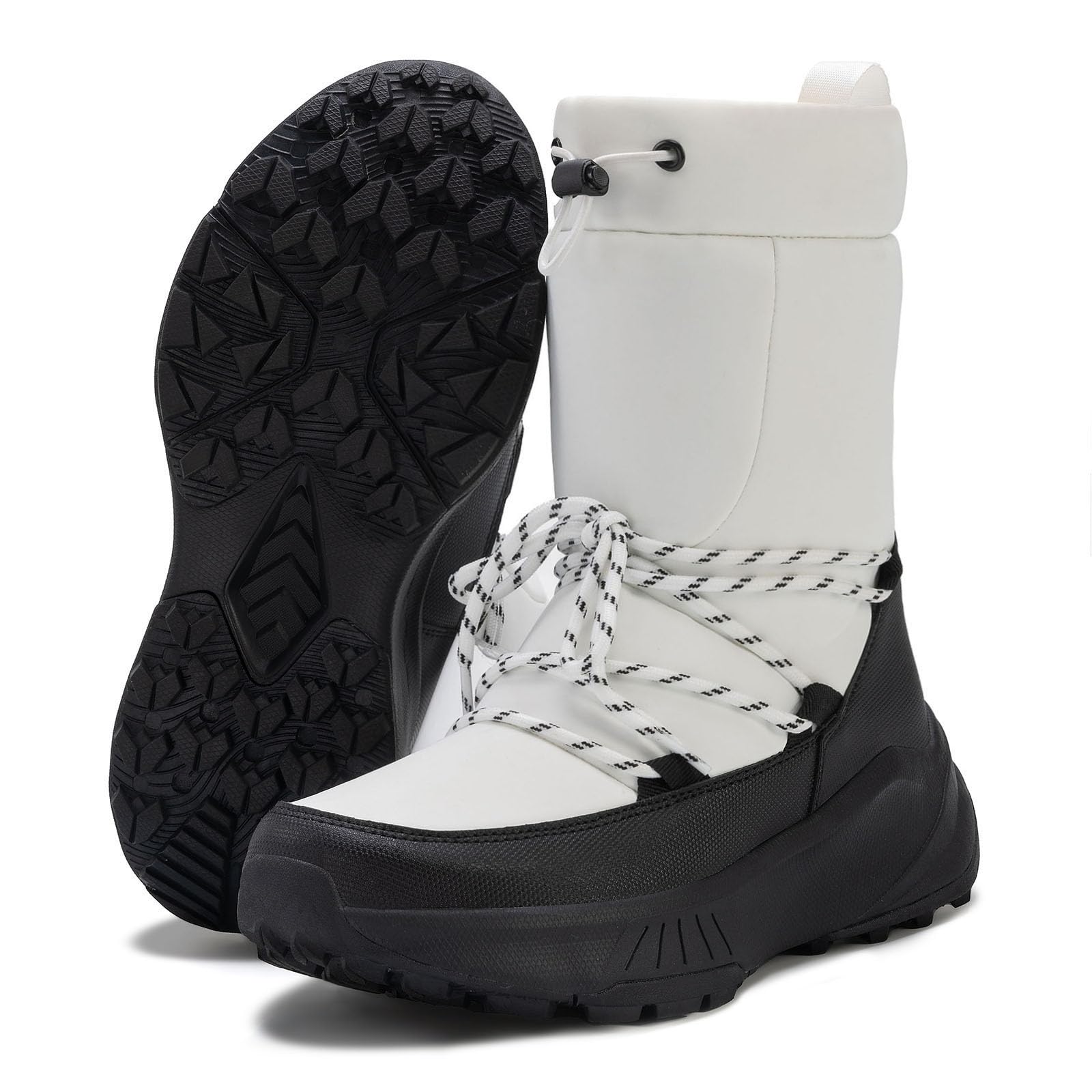 EARLDE Womens Snow Boots Waterproof Mid Calf Lightweight Outdoor Winter Booties
