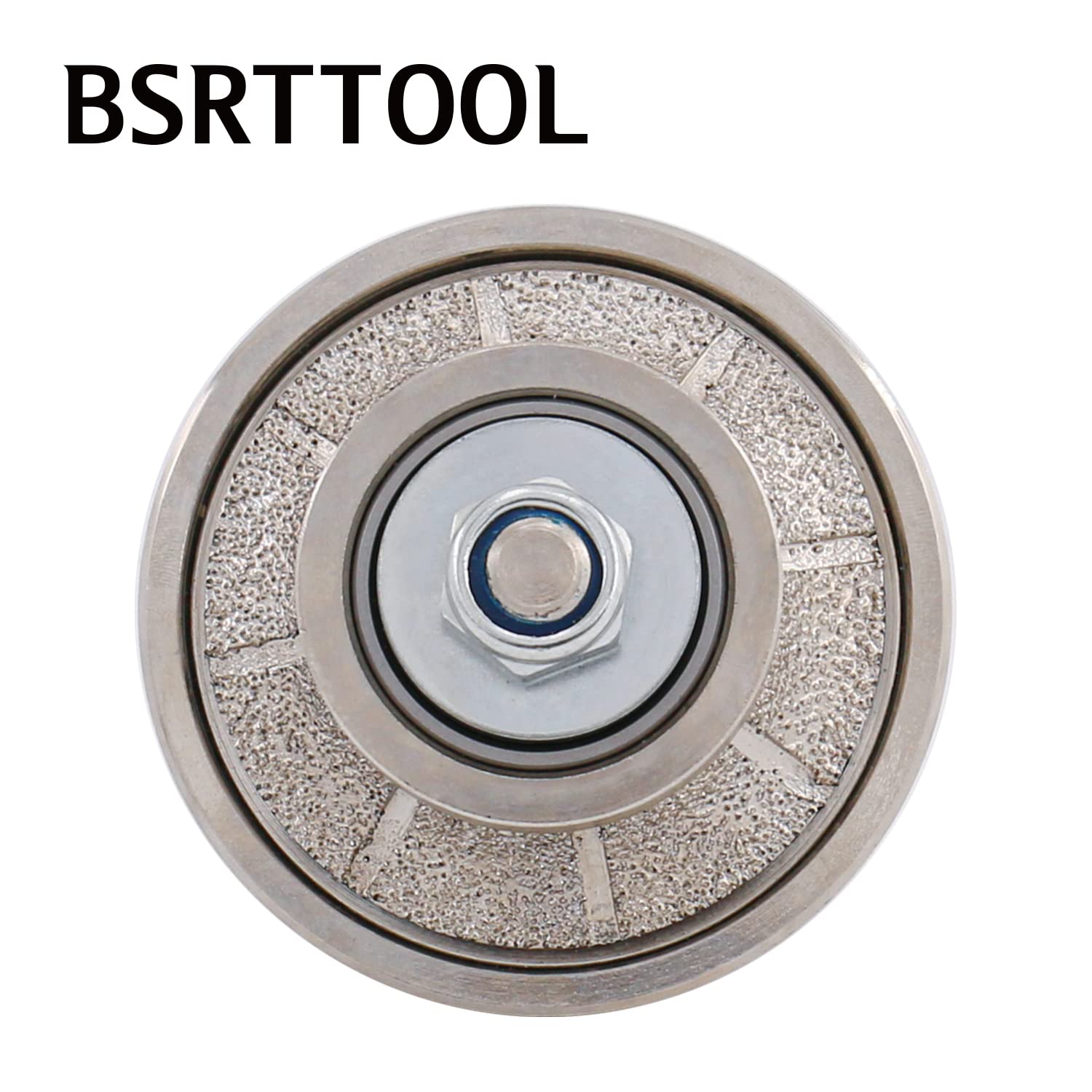 B10 Diamond Hand Profile Wheel Router Bit Profiler Vacuum Brazed for Granite Concrete Marble Edge 5/8-11 Thread (B10)