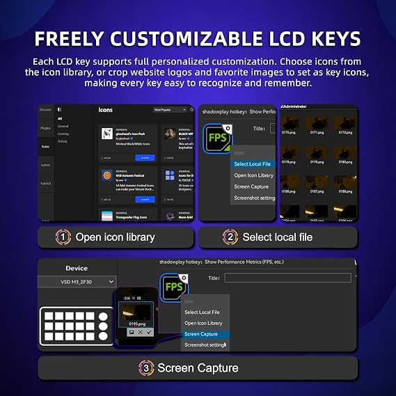 Stream Controller Deck for PC Work,Live Stream and Video Editing