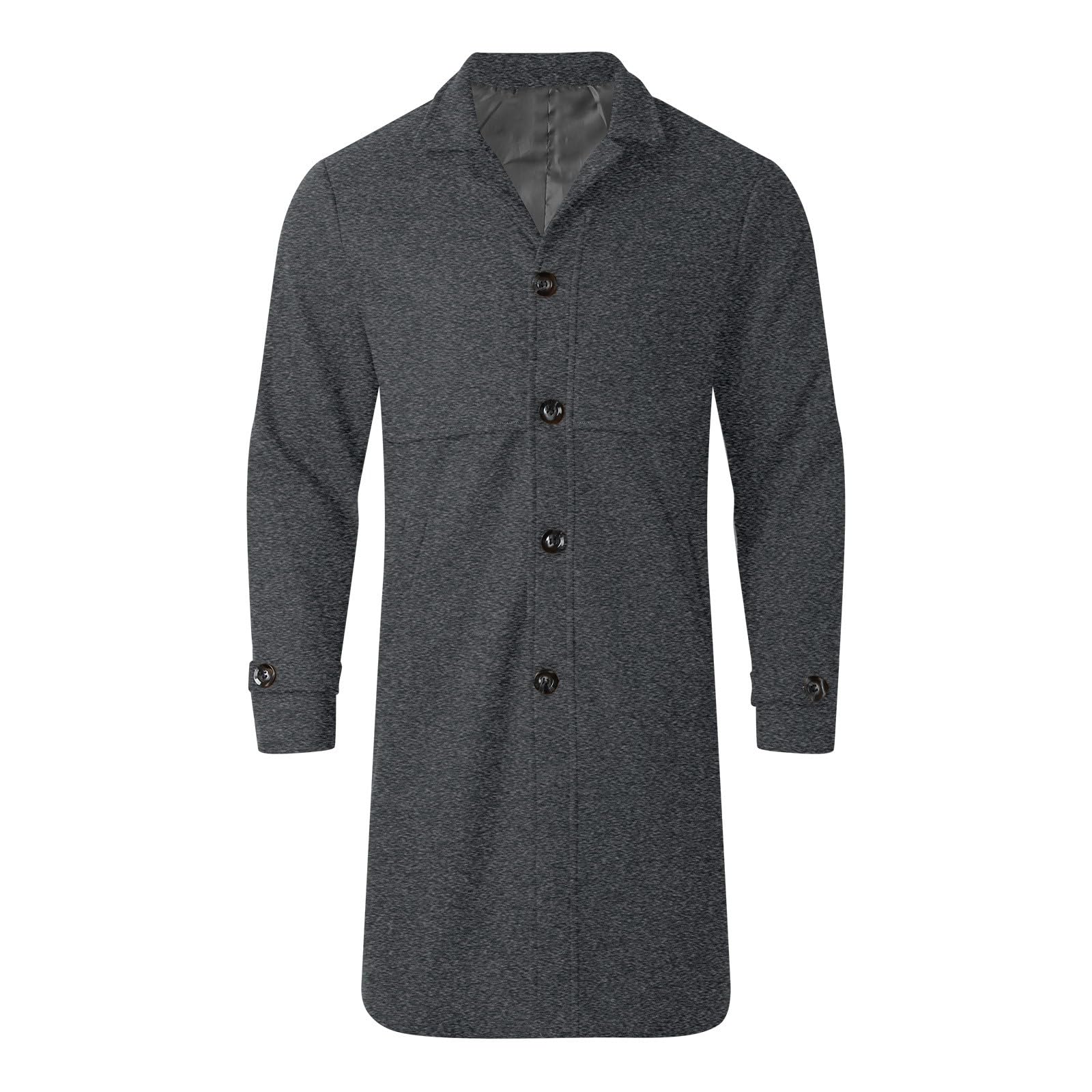 Generisch Leichte Regenjacke Herren Wintermantel Jacke Stil Mode Schöner Langer Wollmantel Bequemer Warmer Weicher Mantel