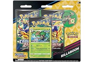 Pokémon Trading Card Game: Sword & Shield - Crown Zenith Pin Collection Box - Rillaboom