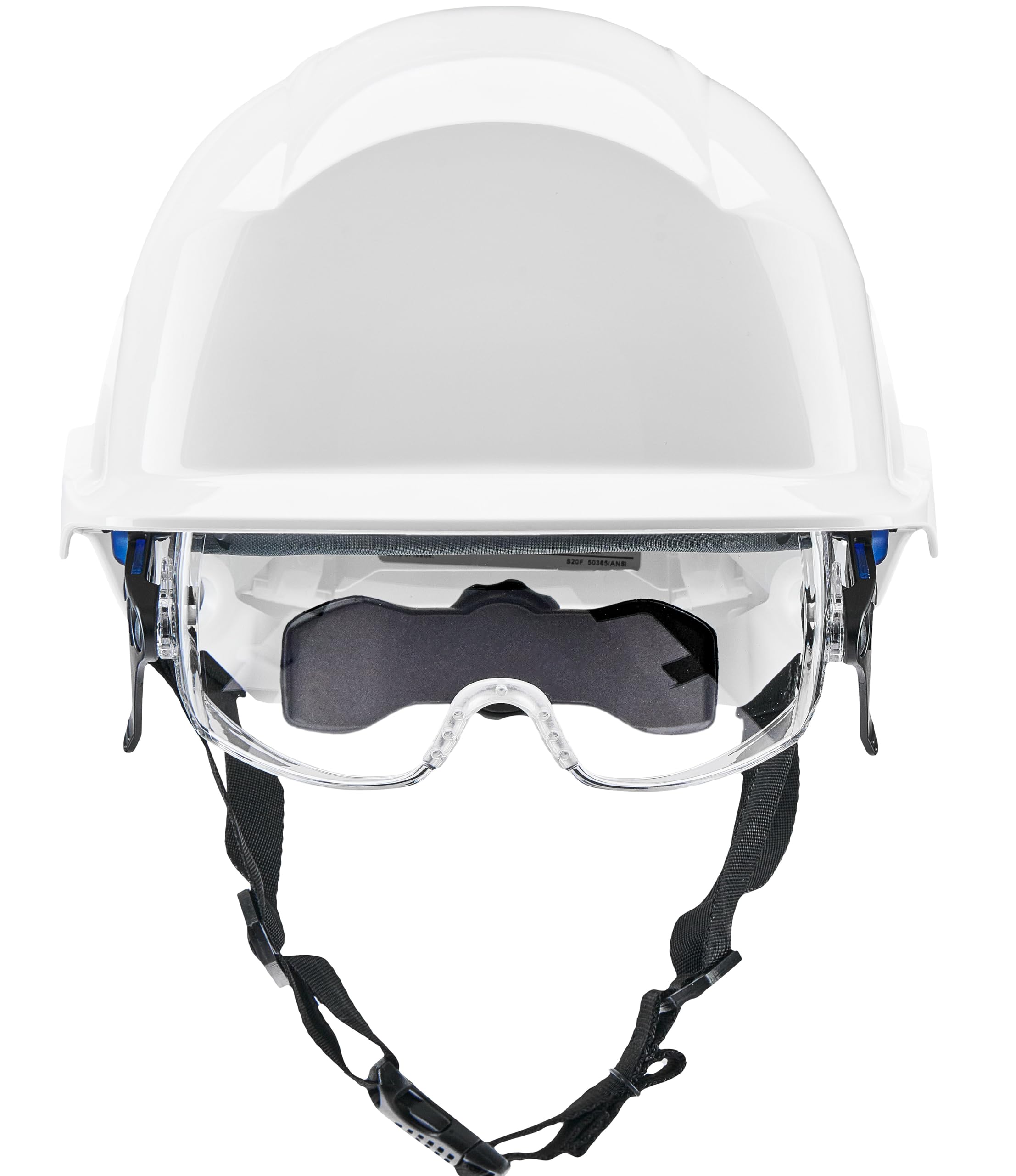Casque Industriel Spectrum Secure Plus avec Lunettes de Protection intégrées.