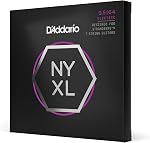 D'Addario Chaînes de guitare - NYXL Chaînes de guitare électrique - NYXL09564SB - Force inégalée, stabilité de réglage, moyenne portée améliorée - Pour 7 Guitares à cordes - 9.5-64 Lumière personnalisée 7-String Strandberg