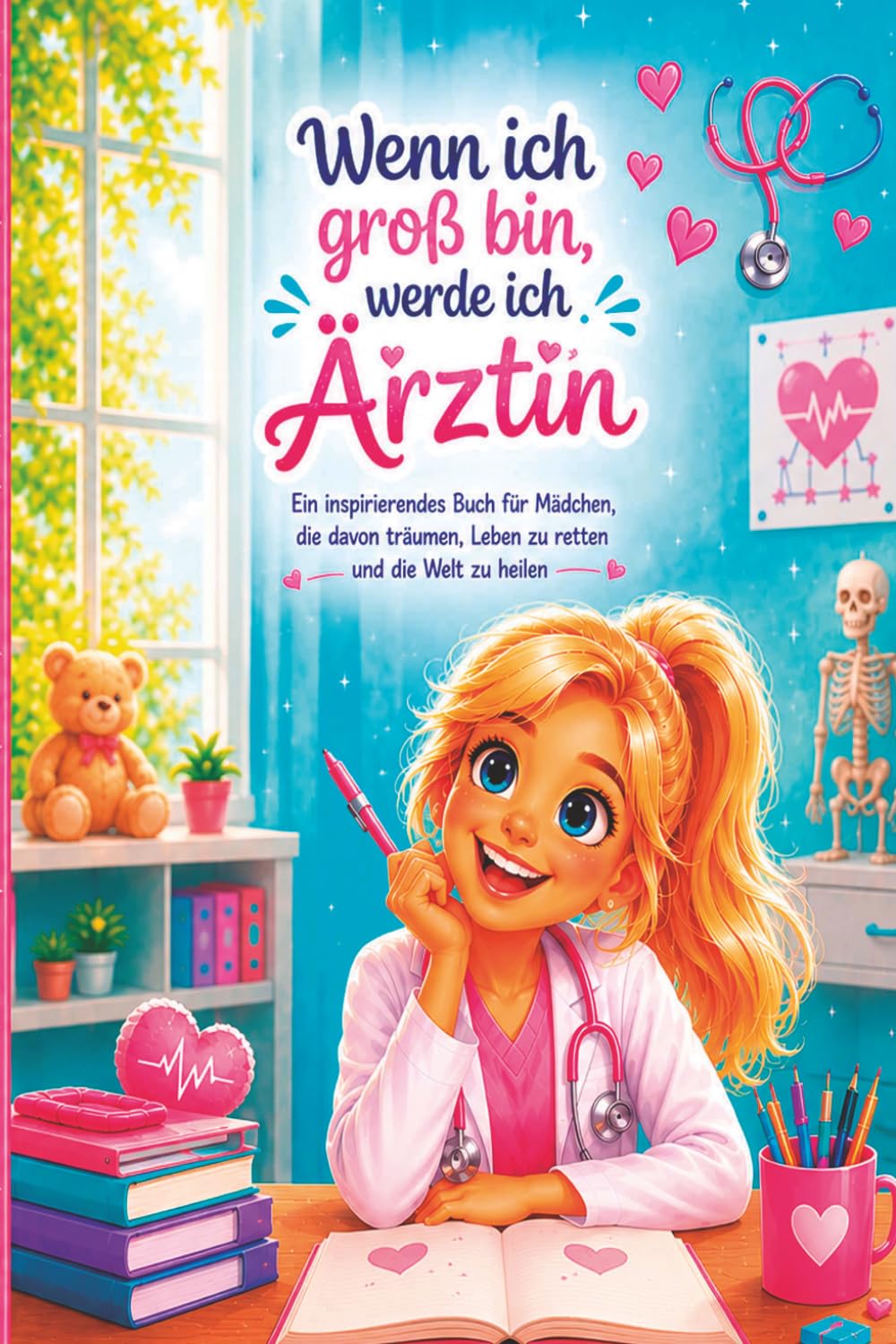 Wenn ich groß bin, werde ich Ärztin: Ein inspirierendes Buch für Mädchen, die davon träumen, Leben zu retten und die Welt zu heilen