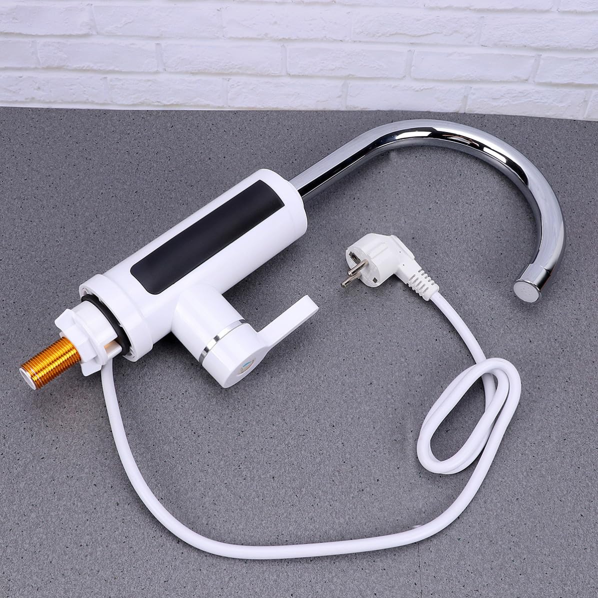 Robinet Inoxydable Instantané 220v en Chaude Acier Eu Plug D'eau Abs