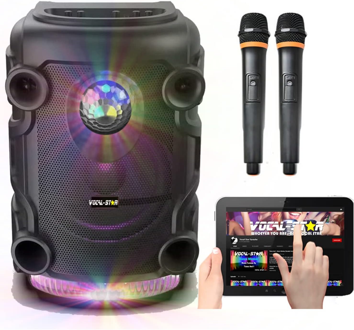 Wireless Dmx Cassa Bluetooth Portatile PLS 300W - Per Party