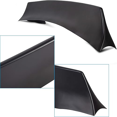 Miniatura 4 de Kojem Kit de alerón trasero para maletero trasero compatible con Mazda Miata 1990-1997 de plástico ABS de 2 puertas, color negro