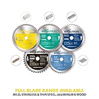 Vista 87 de Evolution Power Tools - Hoja de sierra de corte (acero inoxidable)
