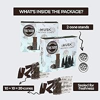 Vista 315 de TRUMIRI Copal Incense Cones - Total 20 Cone Incense - Dual Pack of 10 Insence Cones - Incense Cones Scented - Cone Incense Scents - Insense Cones