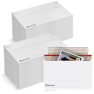 110-Pack Card Shipping Envelopes - 7 x 4.35 Inches Trading Cards Self-Adhesive Mailers, Perfect Fit for Semi-Rigid Sleeves, Toploaders & Ding Defend Protectors - Hobby Mailing Supplies - Amazon product rated Grade A