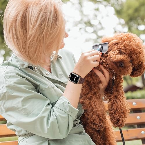 Miniatura 6 de Correa de silicona compatible con Apple Watch Band de 1.496 in, 1.575 in, 1.614 in, 1.654 in, 1.732 in, 1.772 in, 1.772 in, correas de diseño hueco,