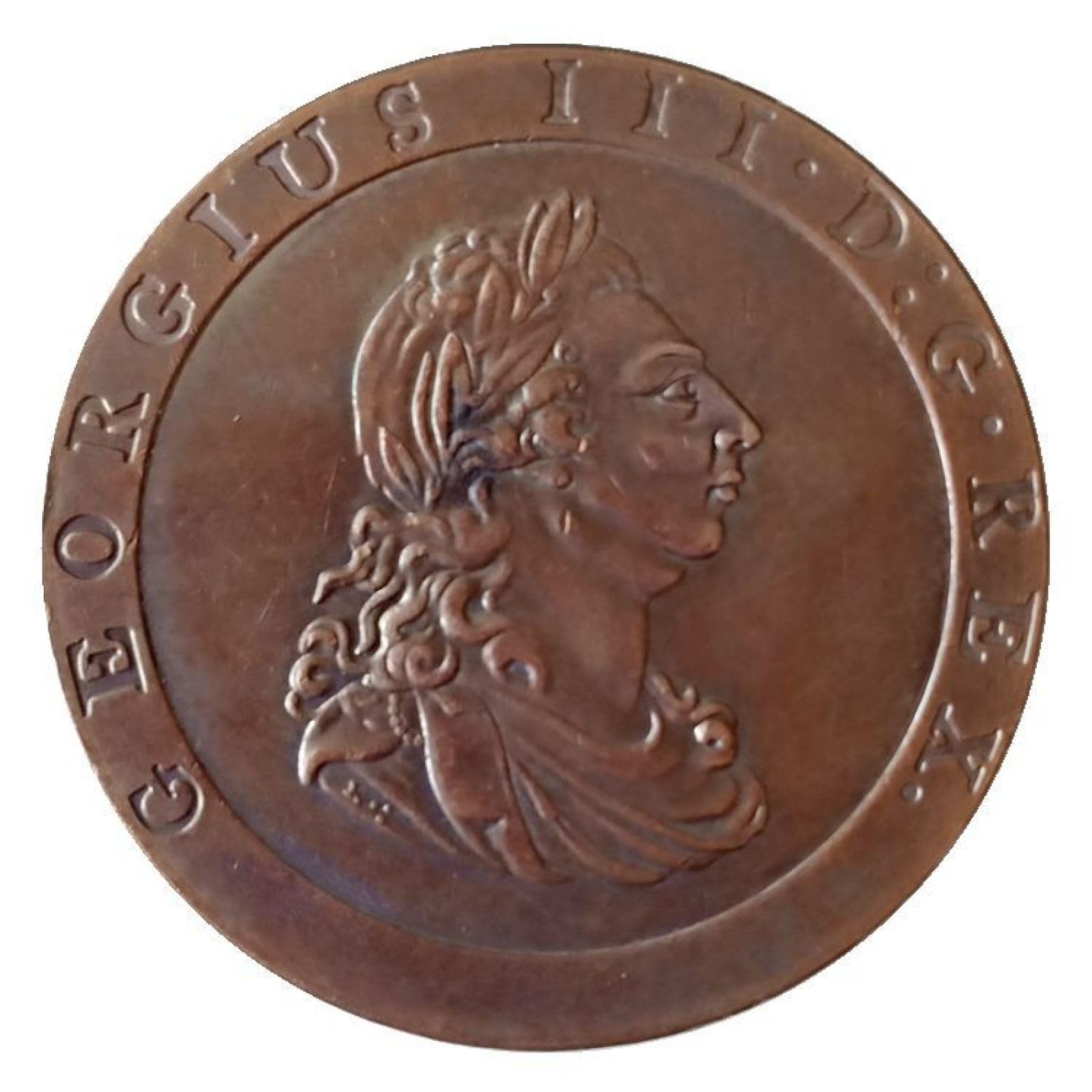 Wlzqelvcf British Coin 1797 2P National Replica Commemorative Coin About 46G