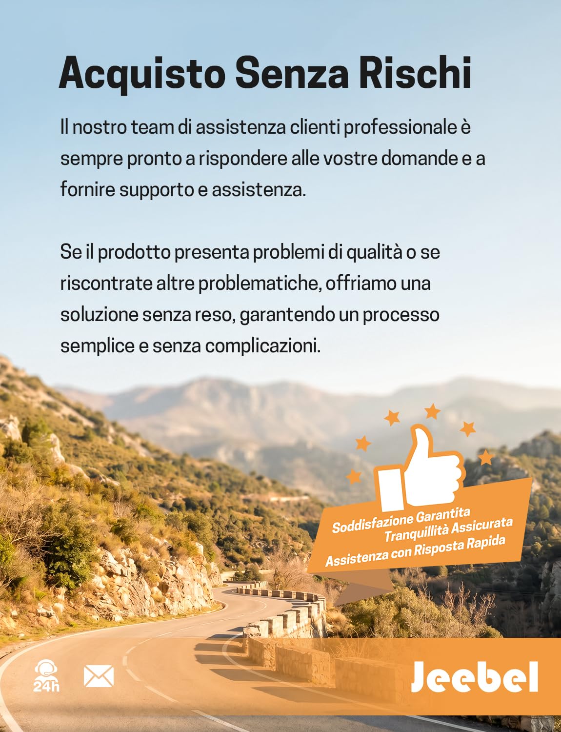 Jeebel Porta Borraccia Moto, Portaborraccia Bici, Porta Bottiglie Acqua, Portabicchieri, Portabevande