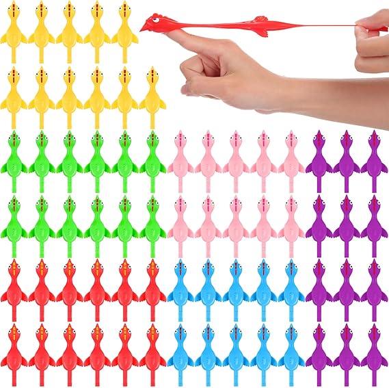 180 Pieces Slingshot Chicken Catapult Toy Flying Chicken