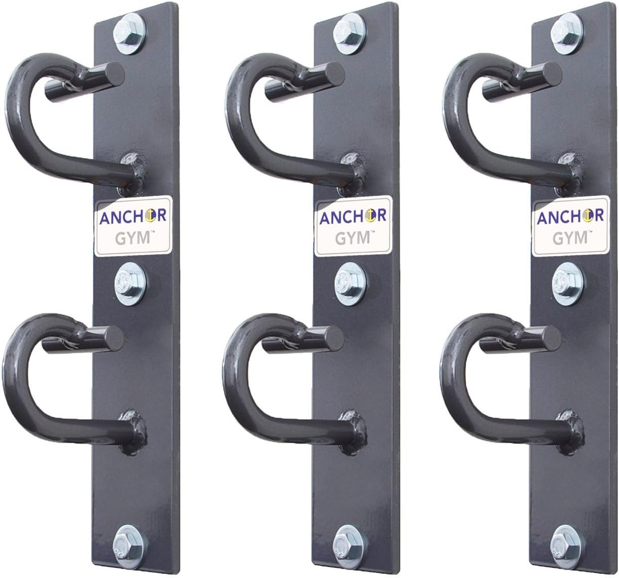 Workoutz Anchor Gym System Wall Mounted Resistance Band Hooks Physical Therapy Equipment