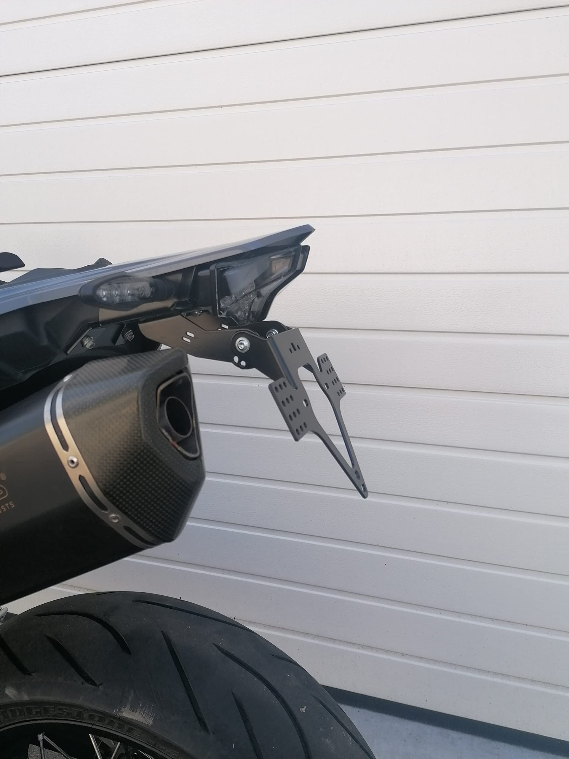 Portatarga GroFaTec Evo per KTM smc 690 Anno di Cost. 2019-2022 Porta Targa 690 SMC-R Träger 690 Enduro Halter kurzes Heck Heckumbau Porta Targa