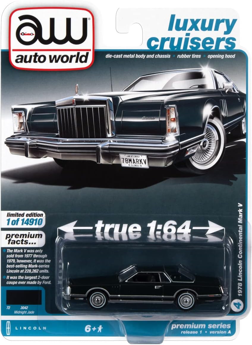 Auto World Premium 2022 Release 1 Set A (6-Car Sealed Case) 1:64 Diecast