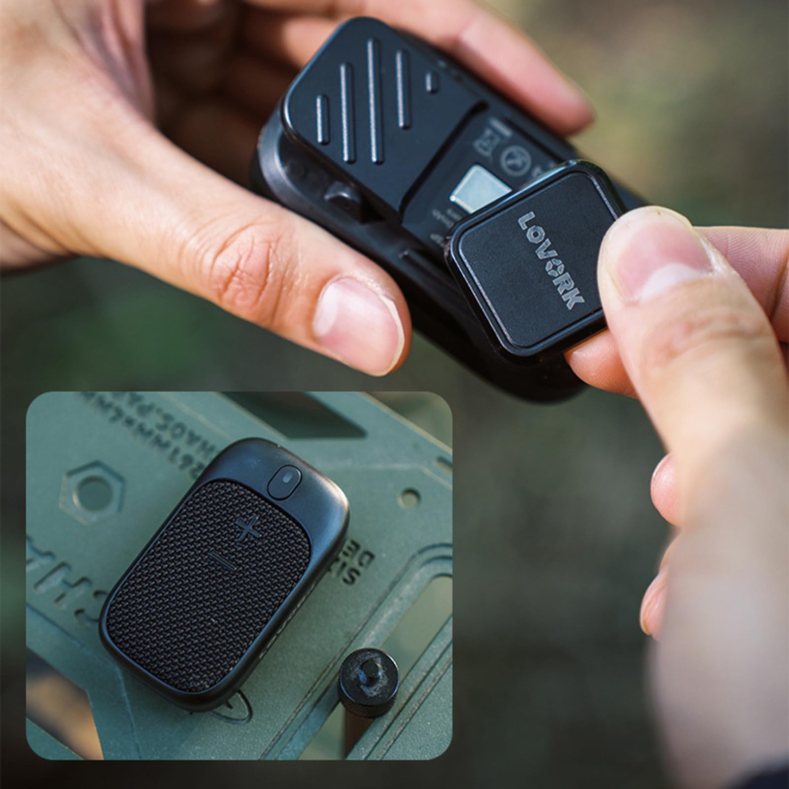 Haut-Parleur sans Fil - Audio stéréo Portable étanche avec Basses | Haut