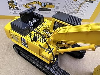 KOMATSU PC400LCダイキャストモデル 1/50 USバージョン 1/50 Komatsu PC400 LC Excavator - Dalton's Farm Toys