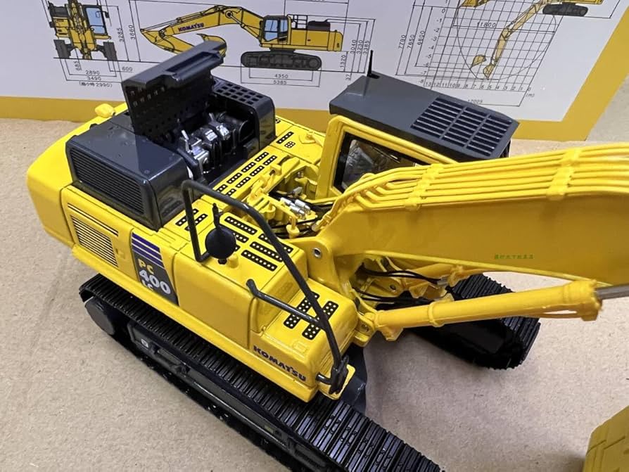 ミニカー 1/50 コマツ PC400LC-8 ロックブーム 掘削機 Amazon.com: for Komatsu PC400LC-8 Excavator 1/50 DIECAST