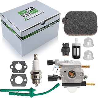 partszen Carburetor with Tune Up Service Kit for Stihl BG45 BG46 BG55 BG65 BR45C SH85 Blower 4229 1200 606 Carb with Tank Vent for sthil MS360, 036, 034 MS381 hs81T HS82T hs86R HS86T 0000-350-5800
