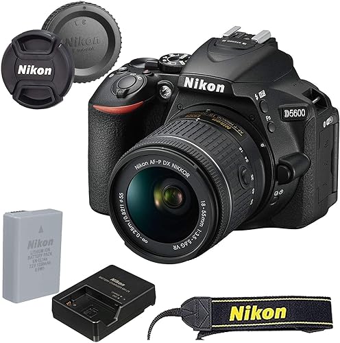 Miniatura 8 de Nikon Cámara D5600 DSLR con lente NIKKOR 0.709-2.165 in f3.5-5.6G VR + estuche + memoria de 128 GB (paquete de 26 piezas)