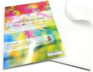 20 arkuszy biała wodoodporna A4 winylowa matowa samoprzylepna naklejka wysokiej jakości druk atramentowy