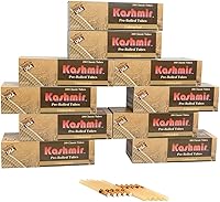 Vista 7 de Kashmir Tubos de cigarrillos – 200 unidades tamaño King – Tubos sin blanquear tamaño King 3.307 in con filtro de estrella – Desprendimiento suave