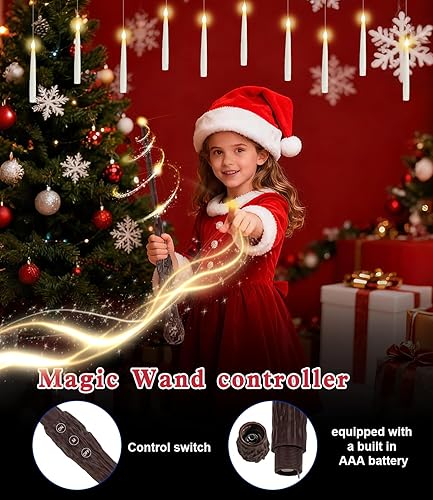 Miniatura 5 de Velas flotantes con varita