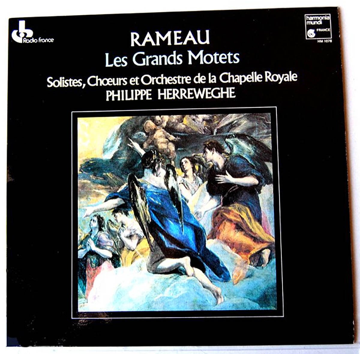 Harmonia Mundi HM 1078 - Les Grands Motets - Rameau Solistes, Choeurs Et Orchestre De La Chapelle Royale : Direction Philippe Herreweghe - (1 Disque 33t LP)
