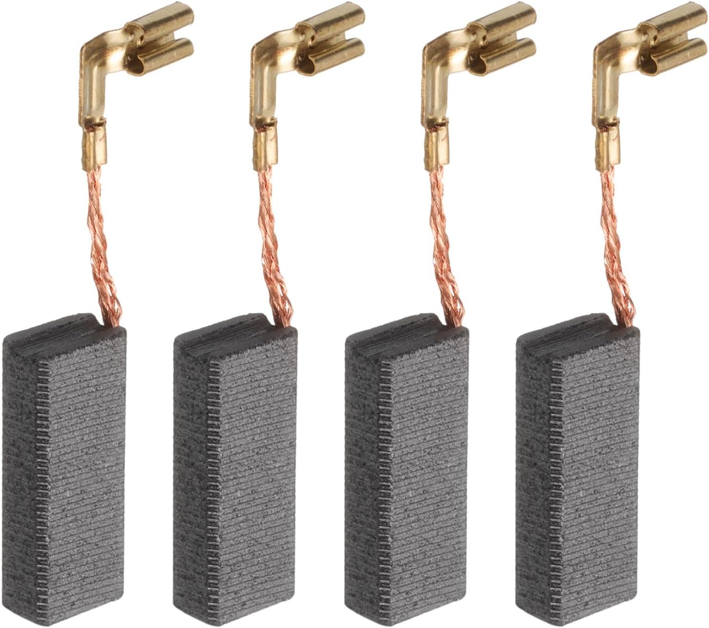 HARFINGTON 4pcs Carbon Brush 19mm x 7.8mm x 5mm Grinder Brush A26# Electric Motor Replacement Part Angle Grinder Cutting Machine Polisher Brushes for Repair Power Tools