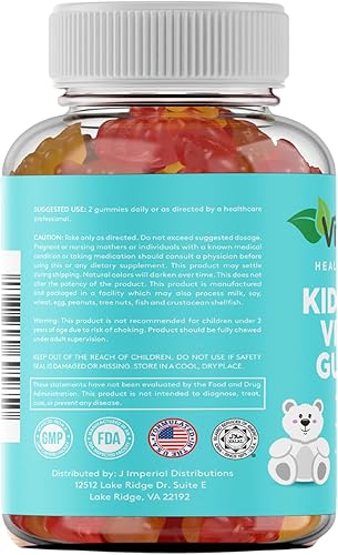 Miniatura 3 de VitaHalal - Multivitaminas halal para niños Mejores vitaminas para niños multivitamínico sin gelatina multivitamínico orgánico Gummy Vegetariano