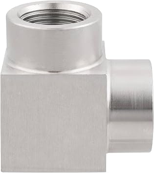 Yoebor Stainless Steel 304 90 Degree Elbow M20*1.5 Female x M20*1.5 Female