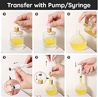 Vista 5 de Segbeauty Kit de Herramientas de Recarga de Perfume de 5ml, Juego de 8 Piezas de Herramientas de Dispensador de Perfume Transparente de Plástico