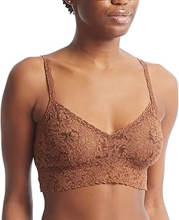 V-Neck Retro Lace Bralette Sun Tan Beige Sale