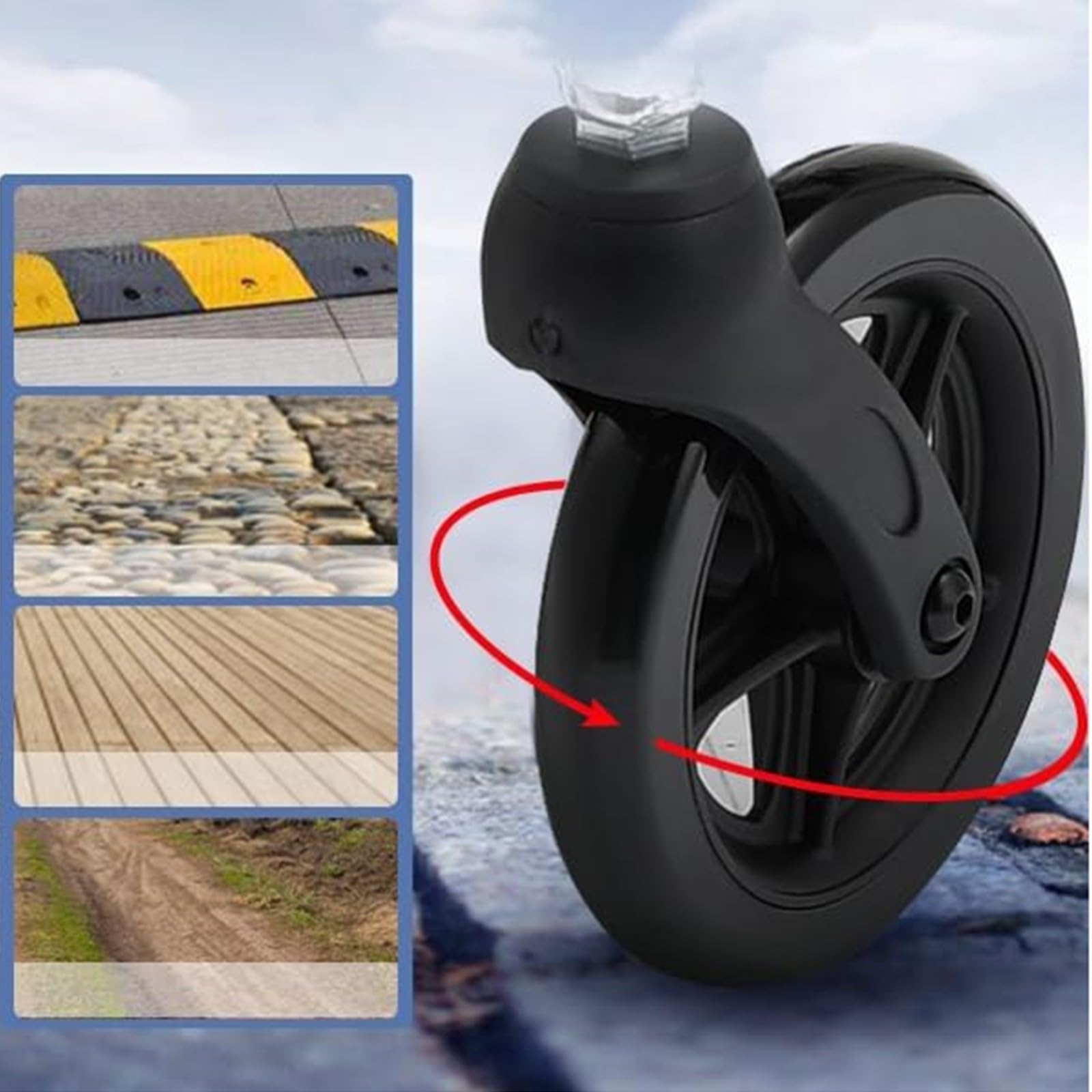 Sedia A Rotelle Ultra Leggera, Portatile, Pieghevole, Pesa Solo 7 kg, Sedia A Rotelle Leggera da Viaggio, Supporto 100 kg, Sedia A Rotelle in Alluminio per Adulti E Anziani