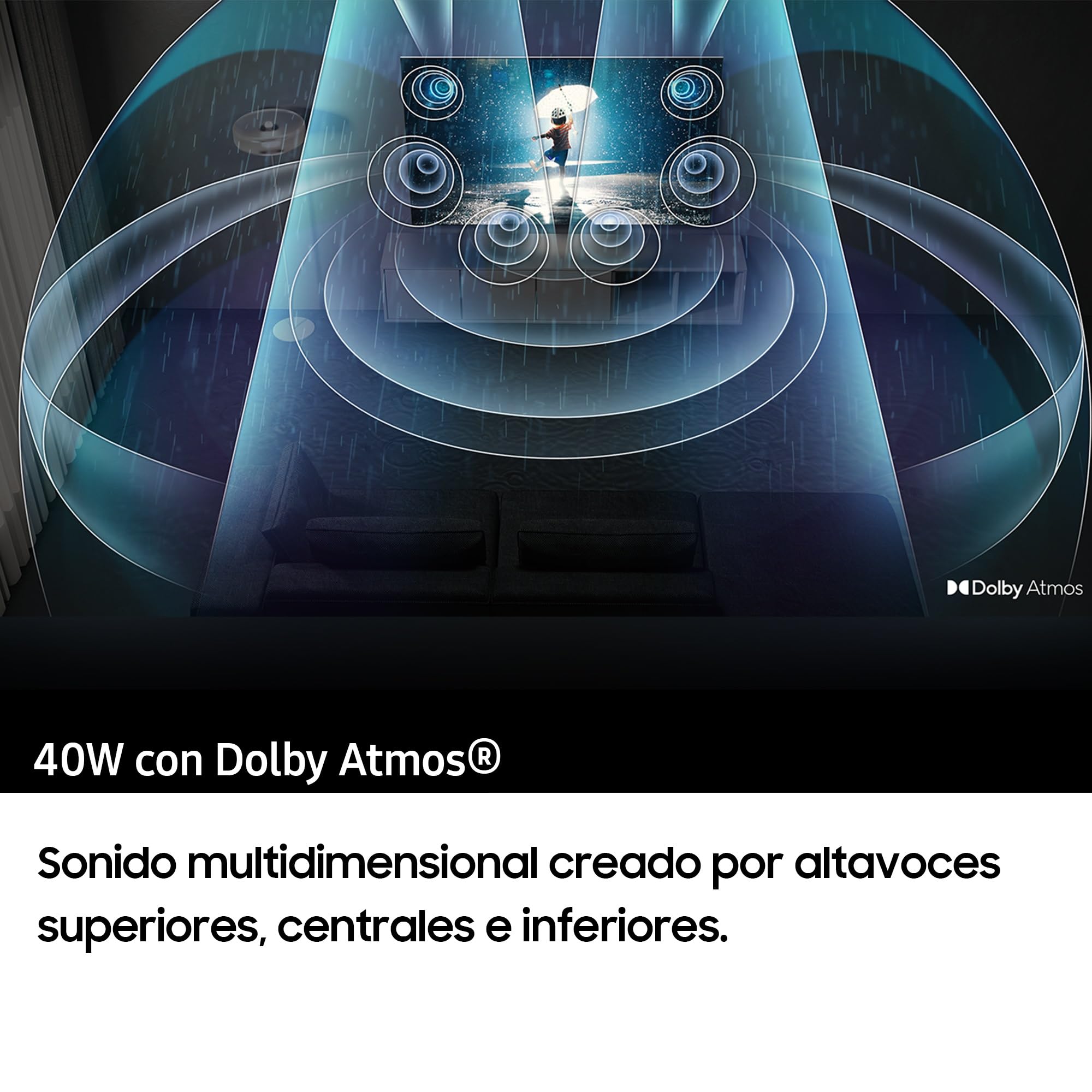 Samsung TV OLED 2023 55S90C - Smart TV de 55" OLED Quantum HDR 1500, Procesador Quantum 4K con IA, Dolby Atmos® y Motion Xcelerator Turbo+
